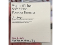 Rare Beauty Warm Wishes Soft Matte Powder Bronzer, Sun Blaze, 0.31 oz/9 g - thumbnail 2