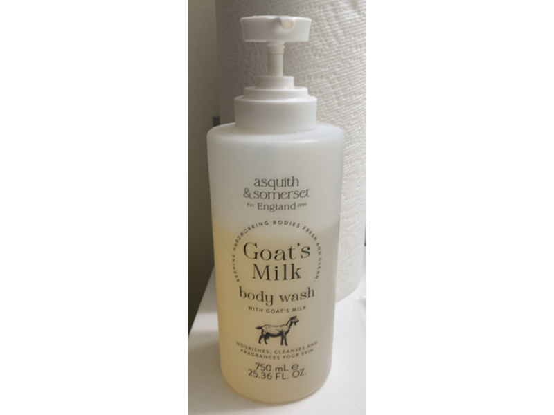 Asquith & Somerset Body Wash, Goat's Milk, 25.36 fl oz/750 mL