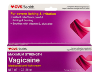 CVS Health Medicated Vagicaine Anti-Itch Cream, 1 oz/28 g - Image 2