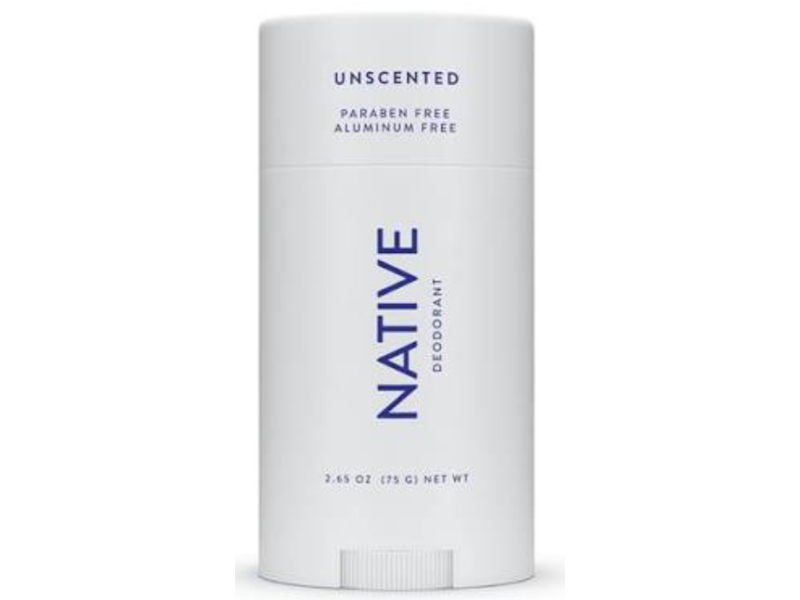 Native Deodorant, Unscented, 2.65 oz/75 g