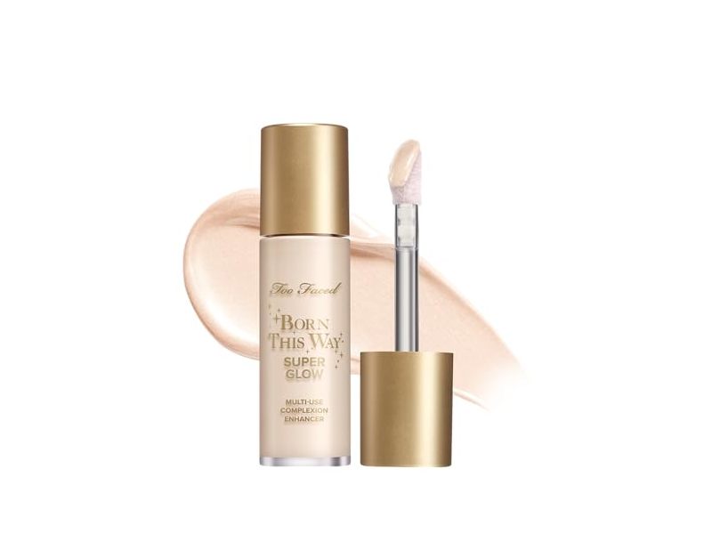 Too Faced Born This Way Super Glow Multi-Use Complexion Enhancer, 01 Opalescent, 1 fl oz/30 mL