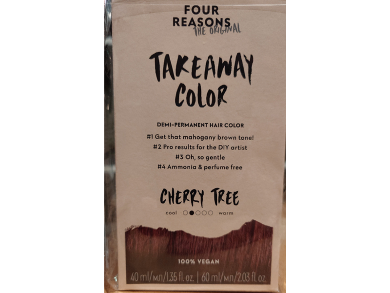 Four Reasons Original Takeaway Color Demi Permanent Hair Color, Cherry Tree , 1 Application