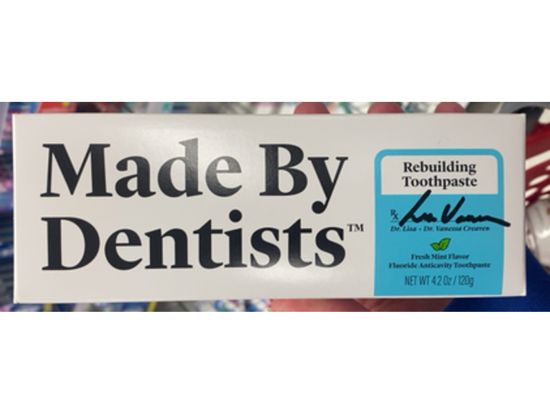 Made By Dentists Rebuilding Toothpaste, Mint, 4.2 oz/120 g