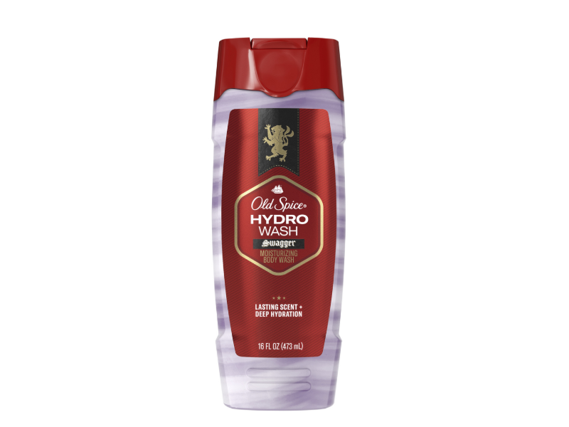 Old Spice Men's Moisturizing Hydro Body Wash, Swagger Scent, 16 fl oz/473 mL