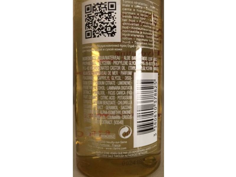 Clarins Hydrating Toning Lotion, 6.7 fl oz/200 mL