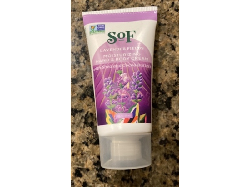 South Of France Moisturizing Hand & Body Cream, Lavender Fields, 1 fl oz/30 mL