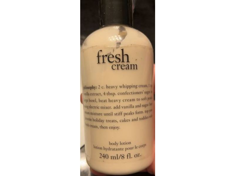 Philosophy Fresh Cream Body Lotion, 8 fl oz/240 mL