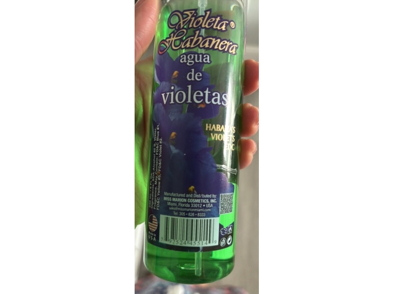 Violeta Habanera Aqua De Voiletas Spray, 8.5 fl oz/250 mL