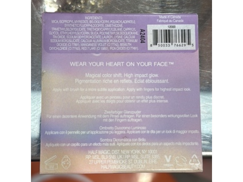 Half Magic Light Trap Duochrome Glow Powder, Spiritually Complex, 0.12 oz/3.50 g