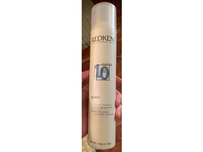 Redken Volume Boosting Spray Foam, Guts No 10, 10.58 oz/300 g