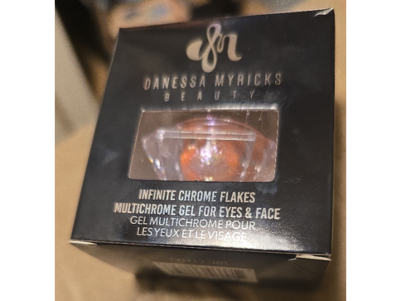 Danessa Myricks Beauty Infinite Chrome Flakes Multichrome Gel, 0.13 oz/3.8 g