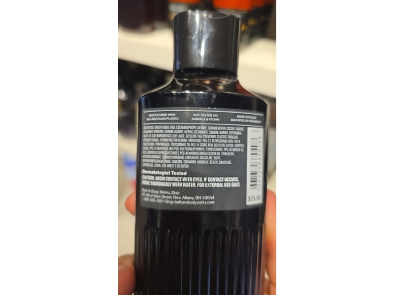 Bath & Body Works 3 In1 Face + Hair & Body Wash, 10 fl oz/295 mL