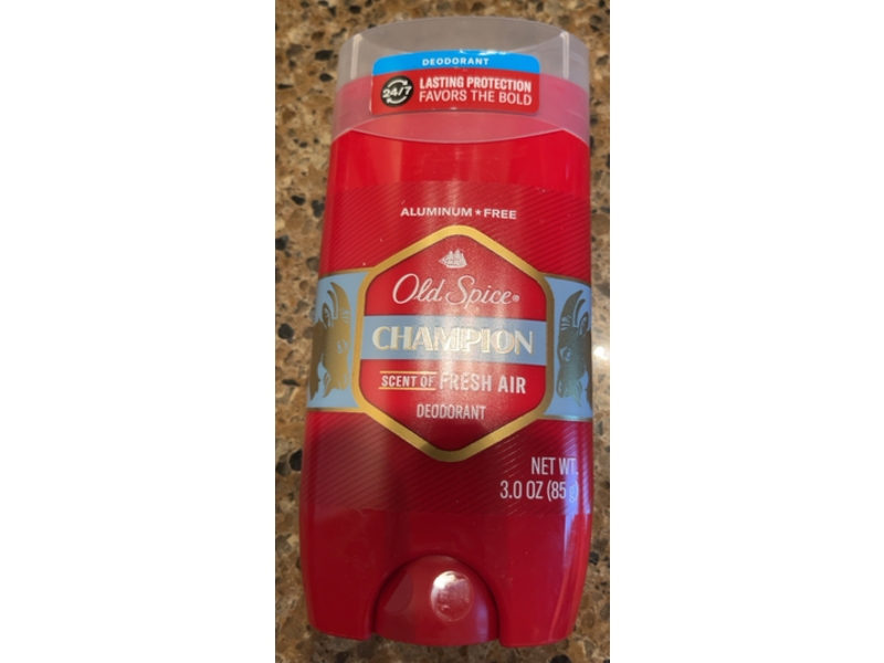 Old Spice Champion Deodorant, Fresh Air, 3.0 oz/85 g