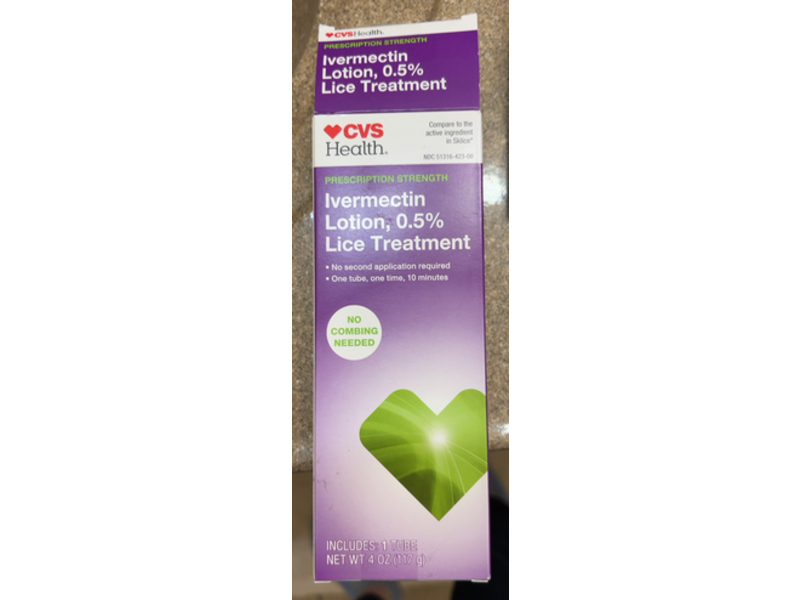 CVS Health Lice Treatment Lotion, 4 oz/117 g