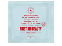 First Aid Beauty Brighten+Glow Facial Radiance Pads, Glycolic+Lactic Acids, 10 Count - thumbnail 1