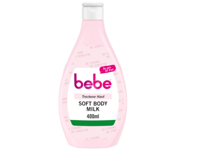 Bebe Soft Body Milk, Jojoba Oil & Panthenol, 400 mL