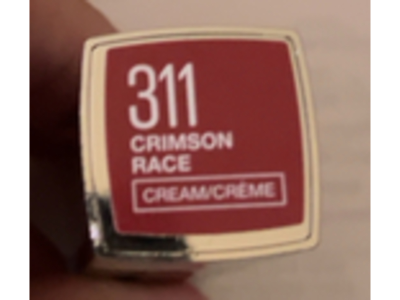 Maybelline Color Sensational Lipstick, 311 Crimson Race, 0.15 oz/4.2 g