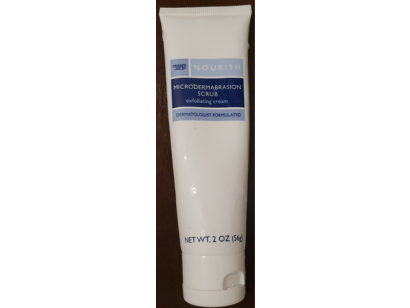 Trader Joe's Nourish Microdermabrasion Scrub Exfoliating Cream, 2 oz/56 g