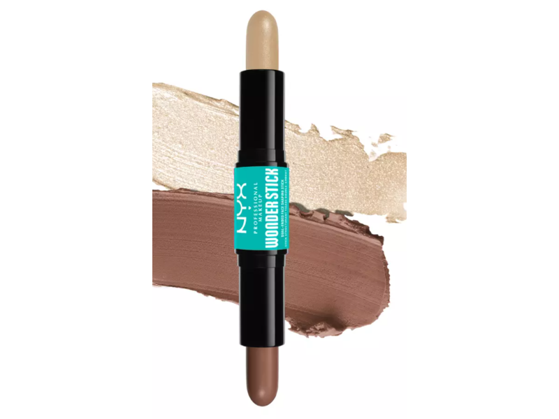 NYX Professional Makeup Wonder Stick Contour & Highlighter Stick, Medium Tan, 0.14 oz/4 g