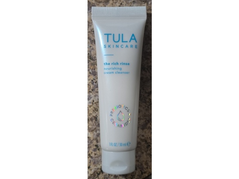 Tula Skincare The Rich Rinse Nourishing Cream Cleanser, 1 fl oz/30 mL