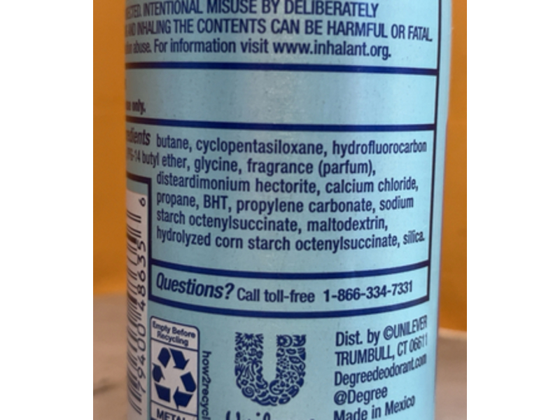 Degree Advanced Motionsense Antiperspirant Deodorant, Lavender & Waterlily, 3.8 oz/107 g