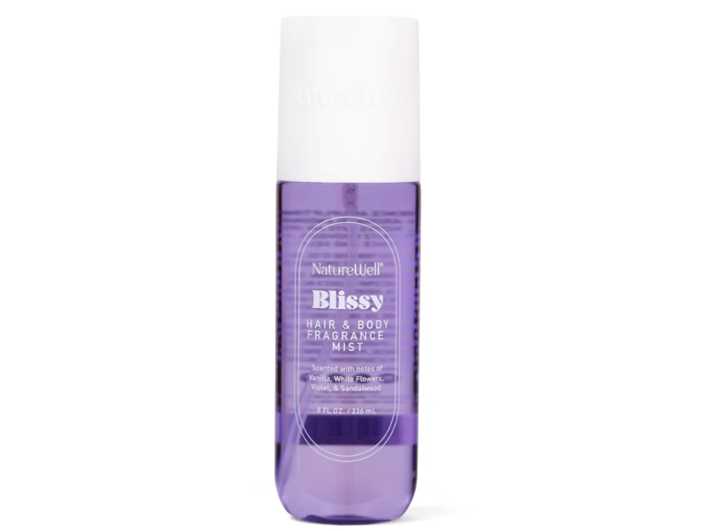 NatureWell Hair & Body Fragrance Mist, Blissy, 8 fl oz/236 mL