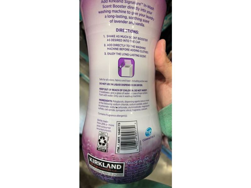 Kirkland Signature Ultra Fresh In-Wash Scent Booster, 37.5 oz/1.06 Kg