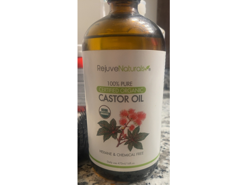 RejuveNaturals Castor Oil, 16 fl oz/473 mL