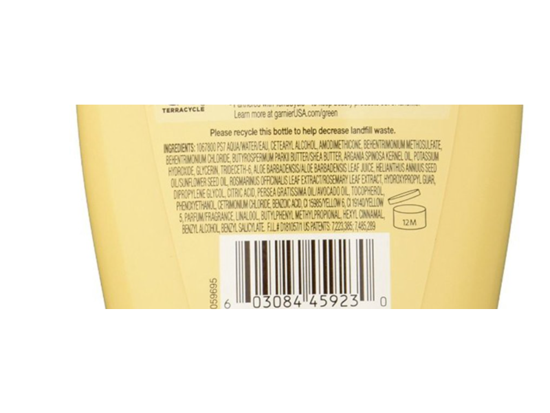 Garnier Whole Blends Nourishing Conditioner, Avocado Oil & Shea Butter, 12.5 fl oz/370 mL, Pack Of 3