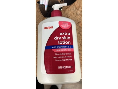 Meijer Extra Dry Skin Lotion, Vitamin B5 & E, 16 fl oz/473 mL