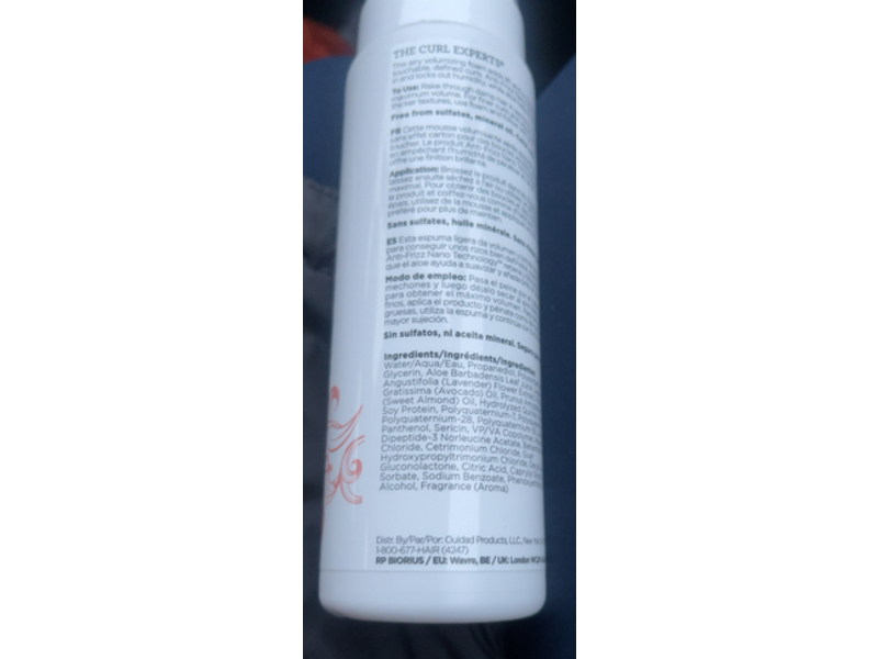 Ouidad Advanced Climate Control Featherlight Volumizing Foam, 7 fl oz/210 mL