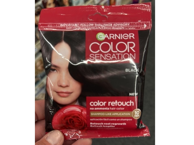 Garnier Color Sensation Demi Permanent Hair Color Kit, Black