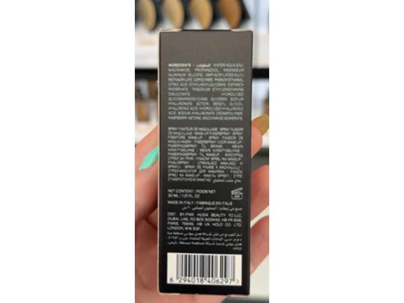 Huda Beauty Easy Bake Setting Spray, 1.01 fl oz/30 mL