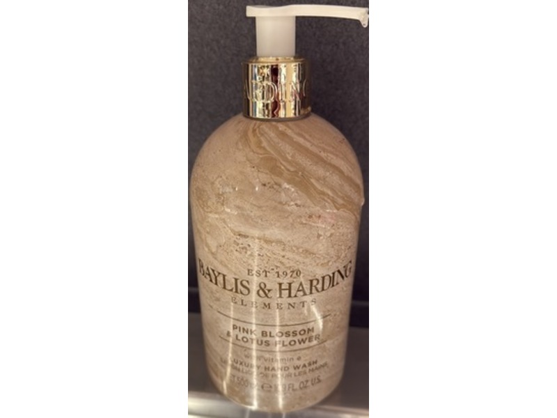 Baylis & Harding Luxury Hand Wash, Pink Blossom & Lotus Flower, 16.9 fl oz/500 mL, Pack Of 3