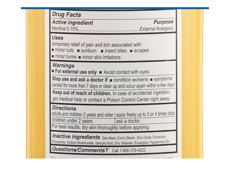 Meijer Medicated Body Powder, Cornstarch, 10 oz/283 g