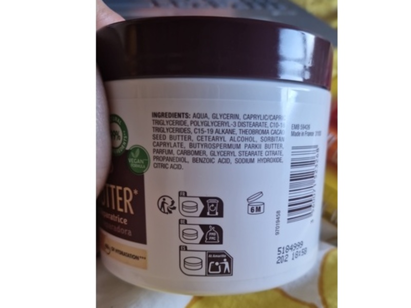 Skin Food Repairing Body Cream, Cacao Butter, 400 mL