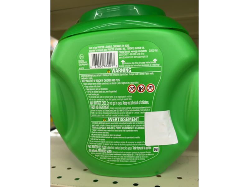 Gain 3-In-1 Detergent Pacs, Oxi Boost, Febreze Odor Remover, Blissful Breeze, 31 oz/894 g, 42 Pacs