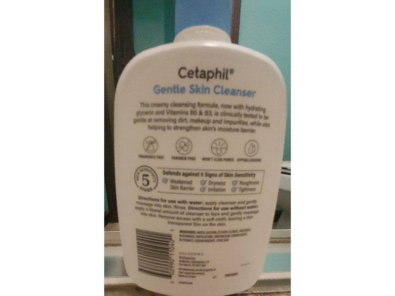 Cetaphil Gentle Skin Cleanser, Dry to Normal, Sensitive Skin, 20 fl oz/ 591 mL