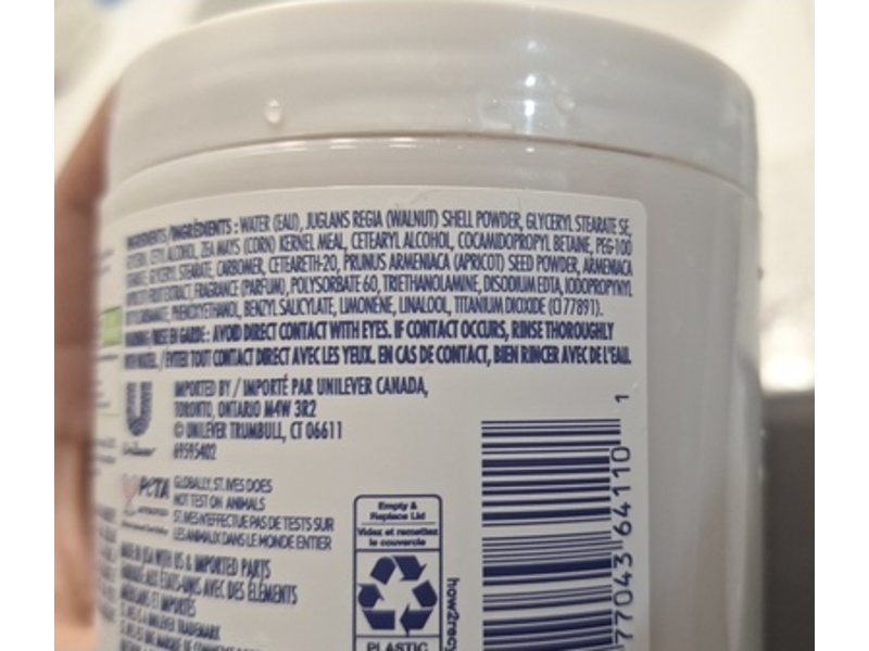 St Ives Fresh Skin Scrub, Apricot, 10.14 fl oz/300 mL