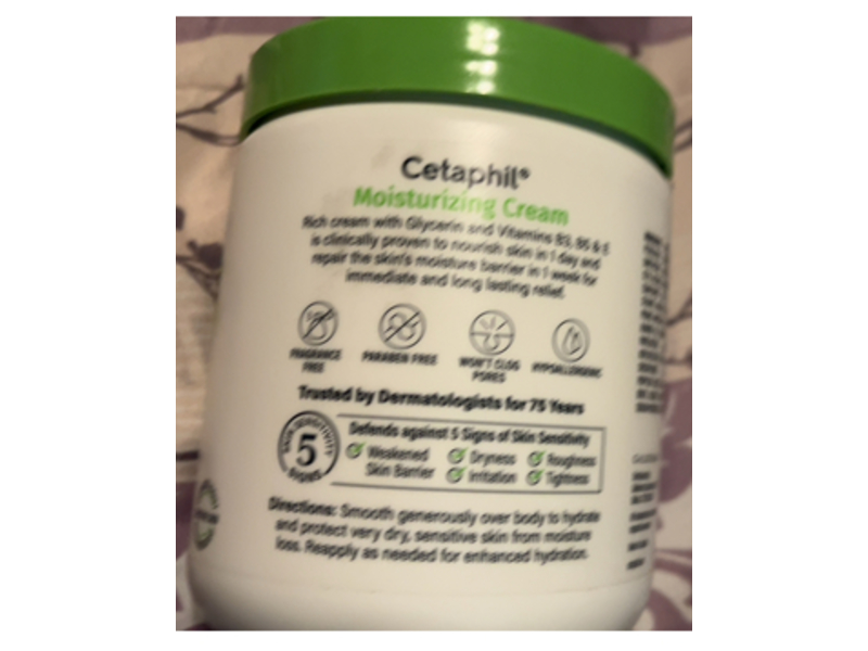 Cetaphil Moisturizing Cream, Dry to Very Dry Skin, 20 oz/566 g