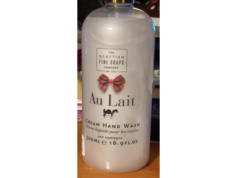 The Scottish Fine Soaps Au Lait Cream Hand Wash, 16.9 fl oz/500 mL