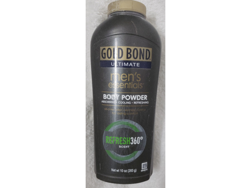 Gold Bond Ultimate Men's Essential Body Powder, 10 oz/283 g