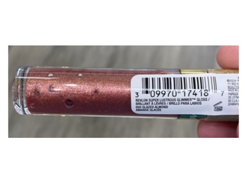 Revlon Super Lustrous Glimmer Gloss, 005 Glazed Almond, 0.13 fl oz/3.8 mL