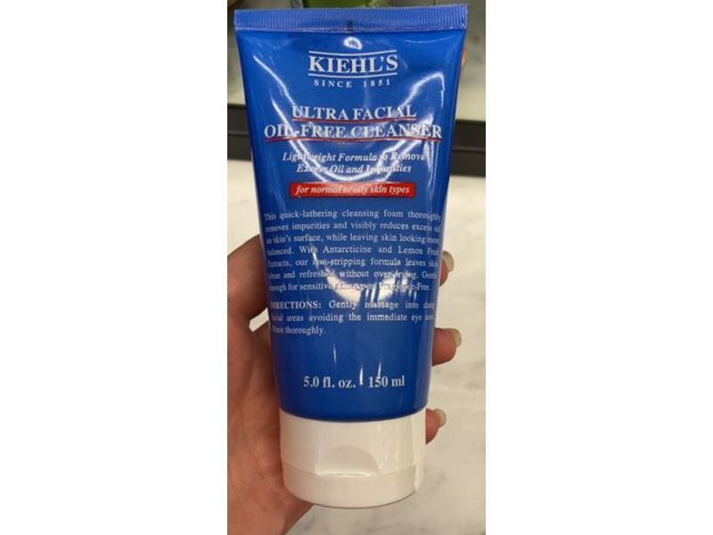 Kiehl's Since 1851 Ultra Facial Cleanser, Oil Free, 5 fl oz/150 mL