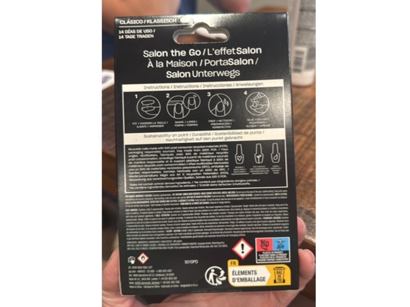 O.P.I Xpress/On Nail Glue, Lincoln Park After Dark Classsic, 0.07 fl oz/2 g