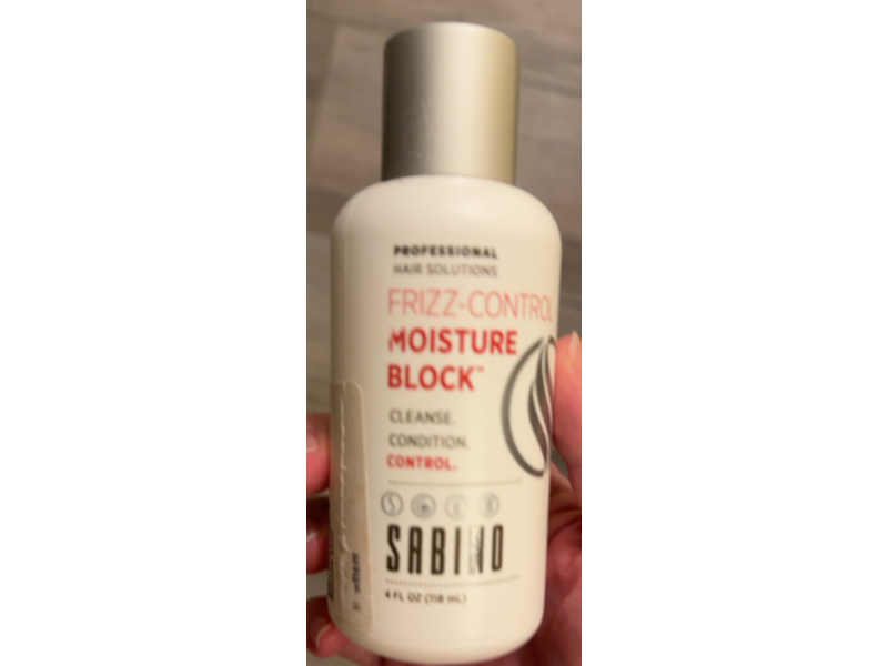 Sabino Anti-Frizz Control Moisture Block Serum, 4 fl oz/118 mL