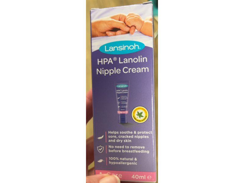 Lansinoh Nipple Cream, HPA Lanolin, 40 mL