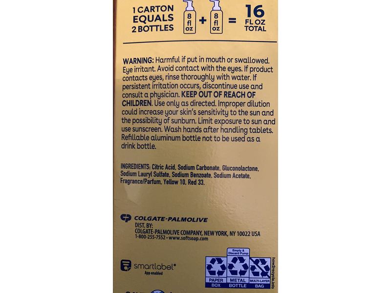 Softsoap Foaming Tablet Starter Kit, Lemon Fizz