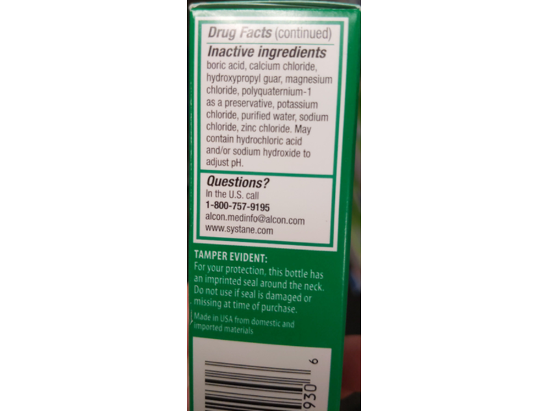 Systane Lubricant Eye Drops, Original, 1 fl oz/30 mL