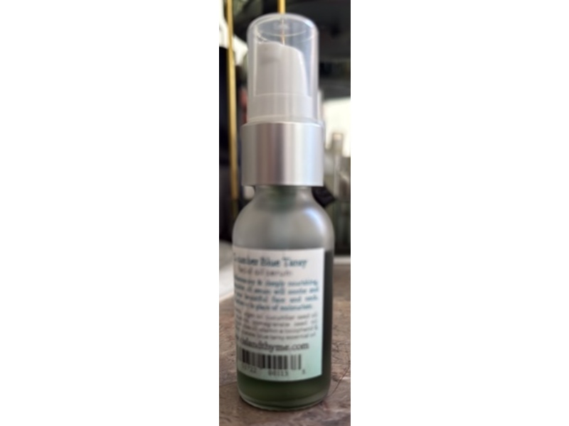 Island Thyme Botanicals Facial Oil Serum, Cucumber Blue Tansy, 35 mL